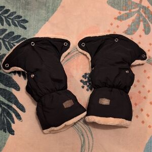 Orzbow Black Stroller Muffs Mittens Stroller Accessories